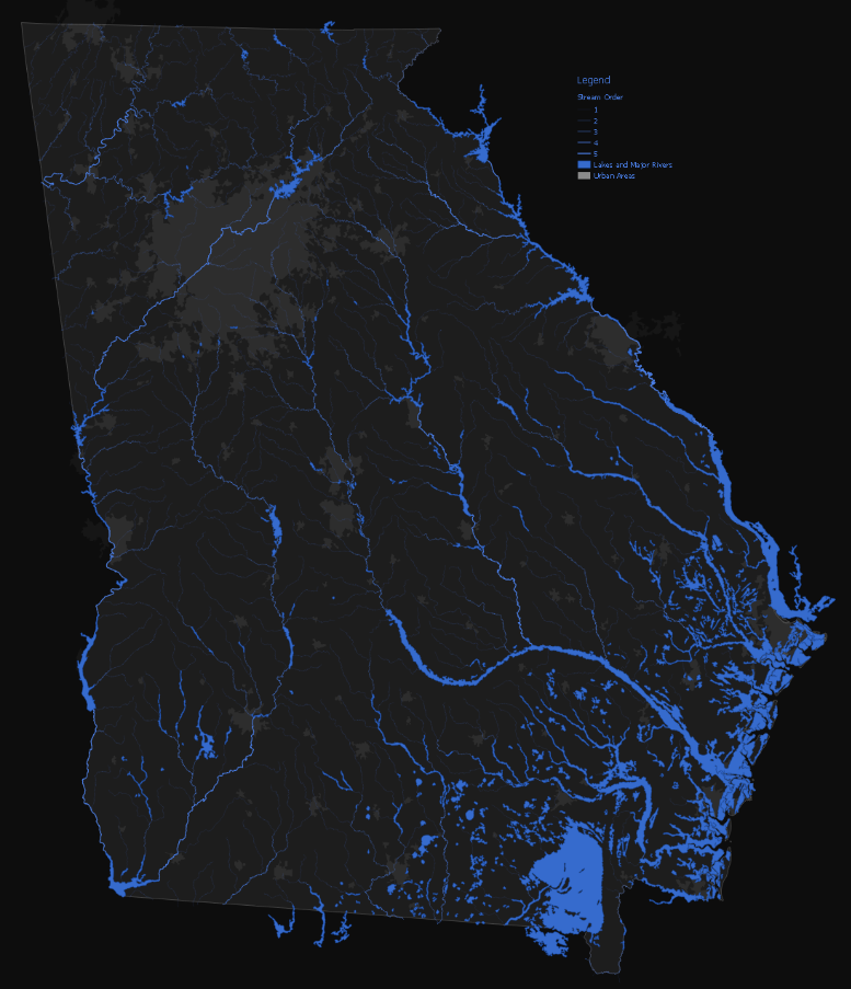 Major Waterways of Georgia Thumbnail Image